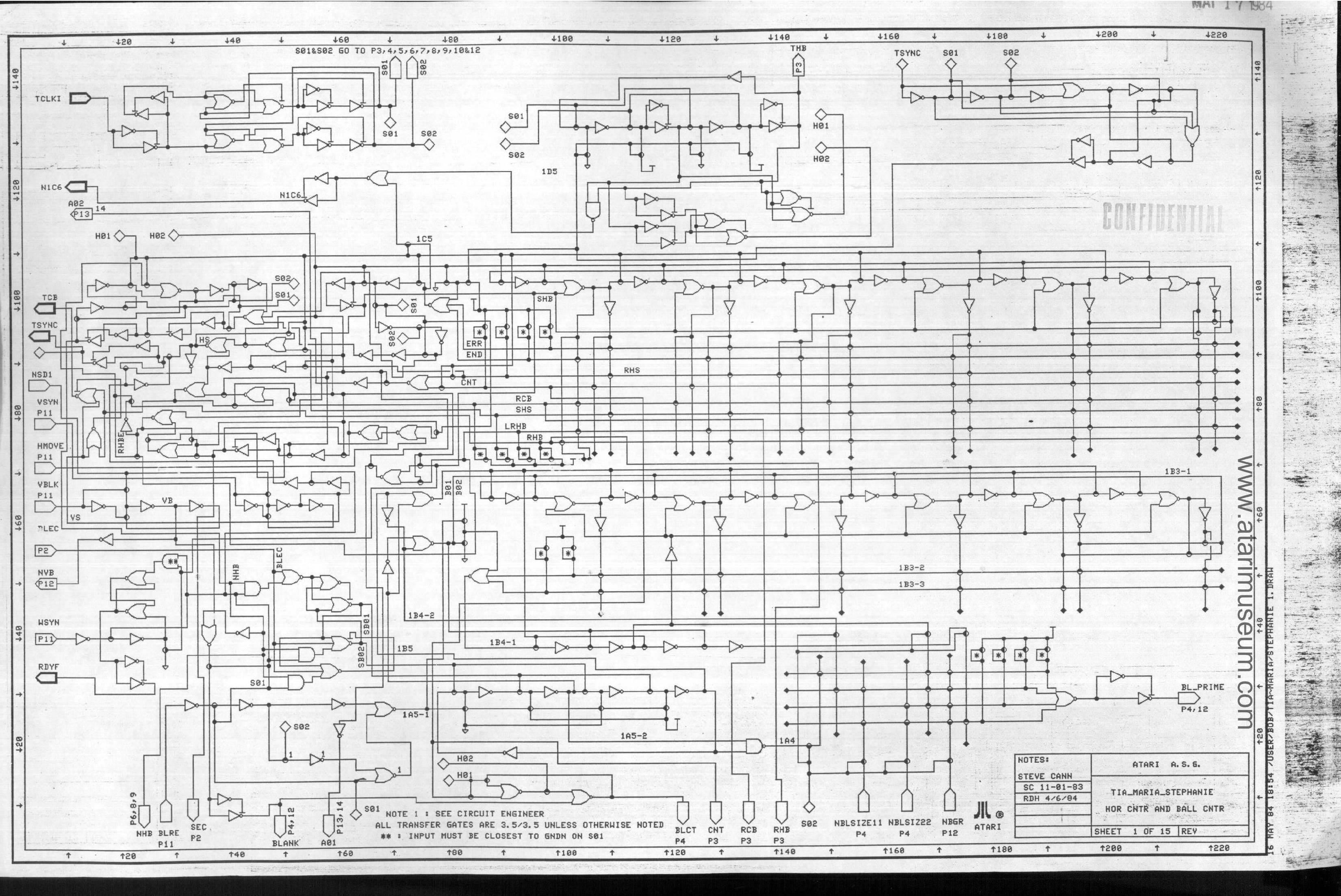 Atari 7800 Schematics Found in Dumpster Treasure Trove